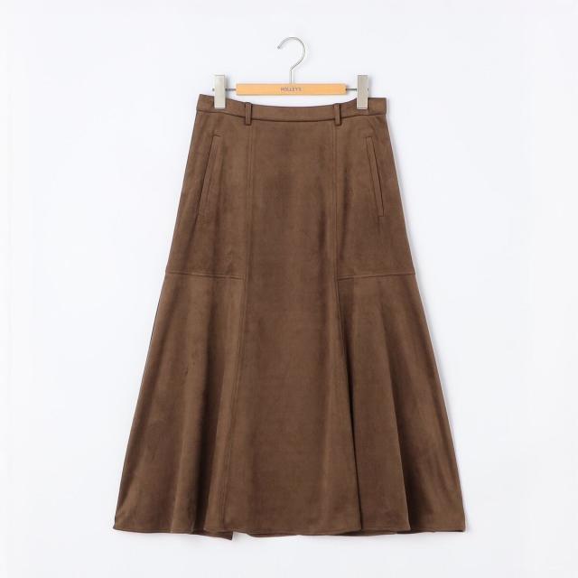 ノーリーズ（NOLLEY’S）/《セットアップ対応》ウォッシャブルストレッチスエードフレアスカート