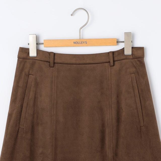 ノーリーズ（NOLLEY’S）/《セットアップ対応》ウォッシャブルストレッチスエードフレアスカート
