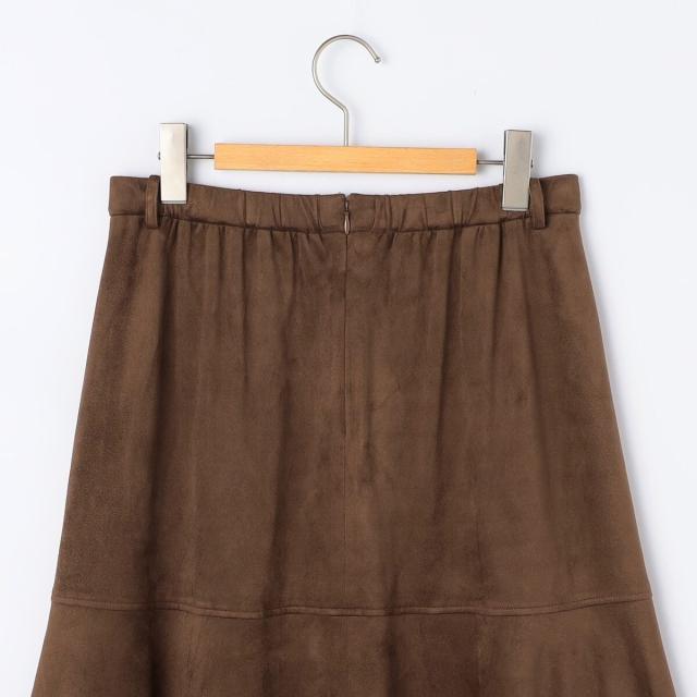 ノーリーズ（NOLLEY’S）/《セットアップ対応》ウォッシャブルストレッチスエードフレアスカート