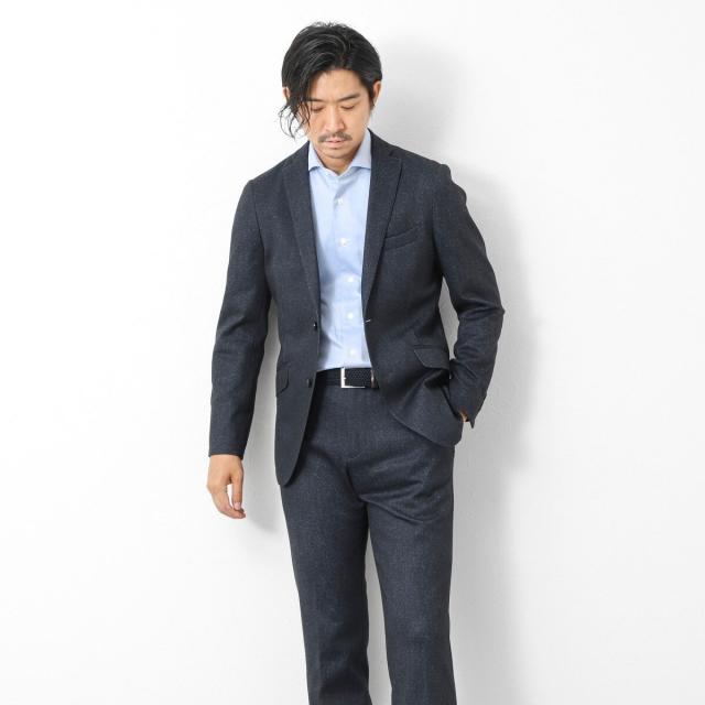 ノーリーズ（NOLLEY’S）/《ビジカジ/セットアップ対応》ポンチジャージJKT