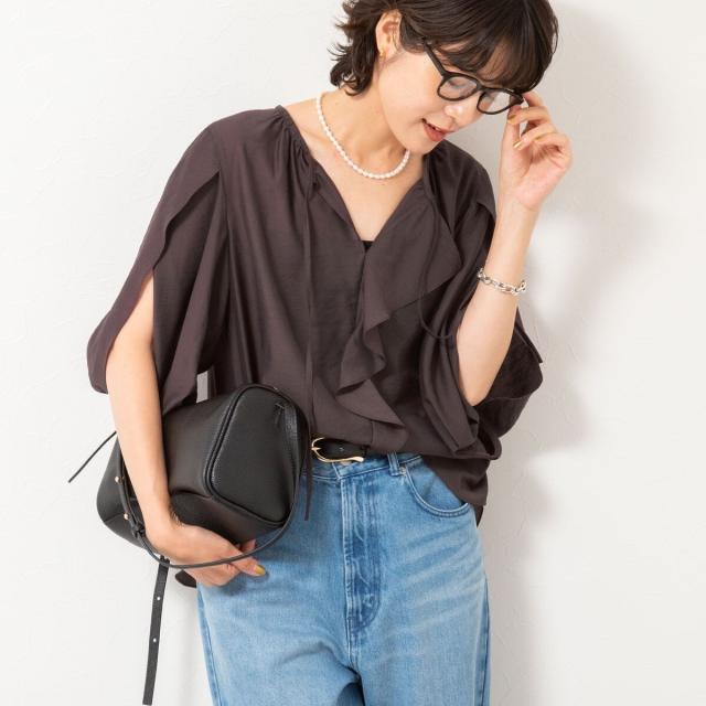 トップス セットアップ カーディガン キャミソール 長袖 前開き ニット