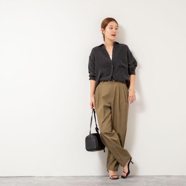 Charmante Femme シャルマントファム カジュアルシャツ レディース  