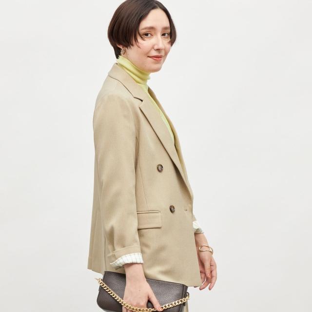 ノーリーズ（NOLLEY’S）/《セットアップ対応》ウォッシャブルウール調ストレッチダブルジャケット