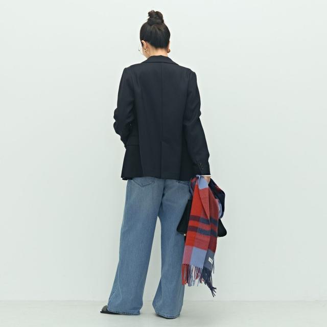 ノーリーズ（NOLLEY’S）/《セットアップ対応》ウォッシャブルウール調ストレッチダブルジャケット