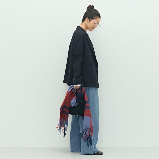 ノーリーズ（NOLLEY’S）/《セットアップ対応》ウォッシャブルウール調ストレッチダブルジャケット