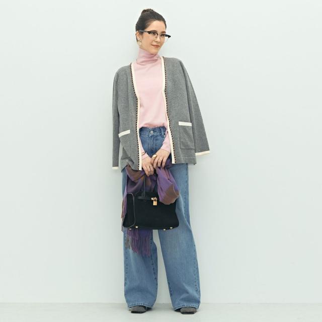 ノーリーズ（NOLLEY’S）/《手洗い可能》《アンサンブル対応》18G天竺ハイネックプルオーバーニット