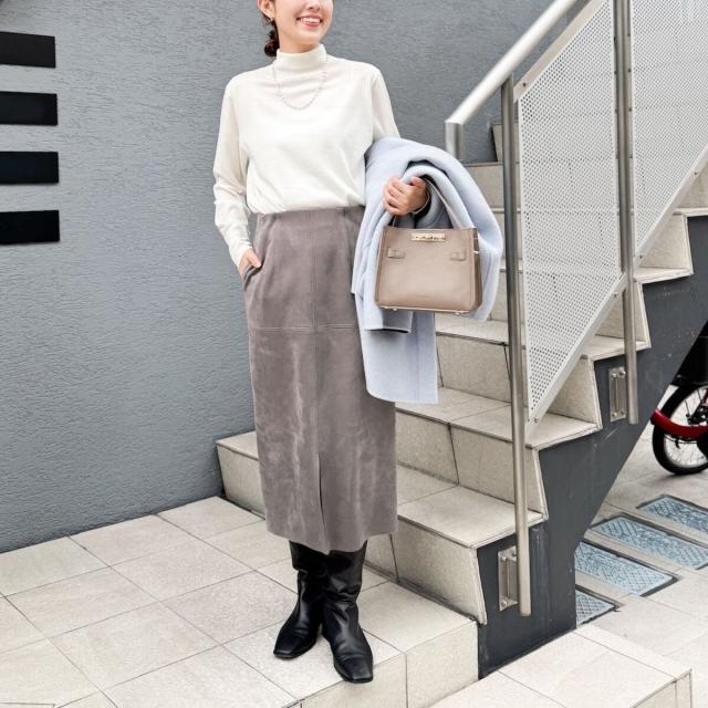 ノーリーズ（NOLLEY’S）/《手洗い可能》《アンサンブル対応》18G天竺ハイネックプルオーバーニット