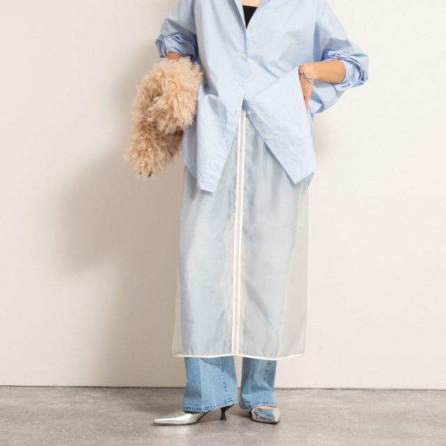 マクウェル（MAQWEL）/【MAQWEL/マクウェル】ウォッシャブルオーガンジースカート