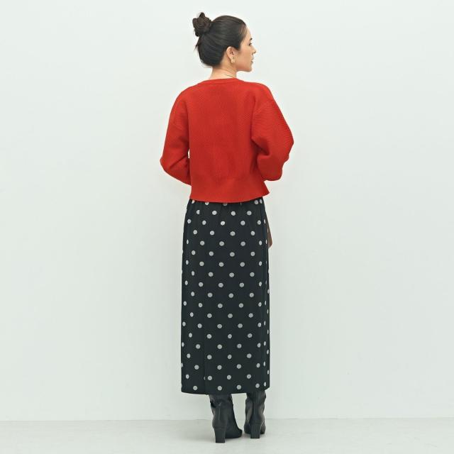 ノーリーズ（NOLLEY’S）/《手洗い可能》鹿の子編みクルーネックカーディガン