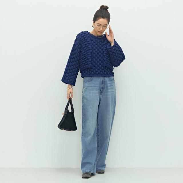 ララージ（Laraaji）/《手洗い可能》3D柄ボレロカーディガン