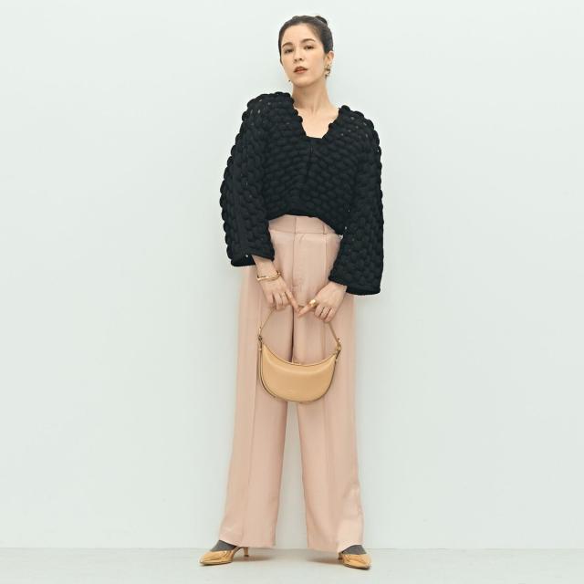 ララージ（Laraaji）/《手洗い可能》3D柄ボレロカーディガン