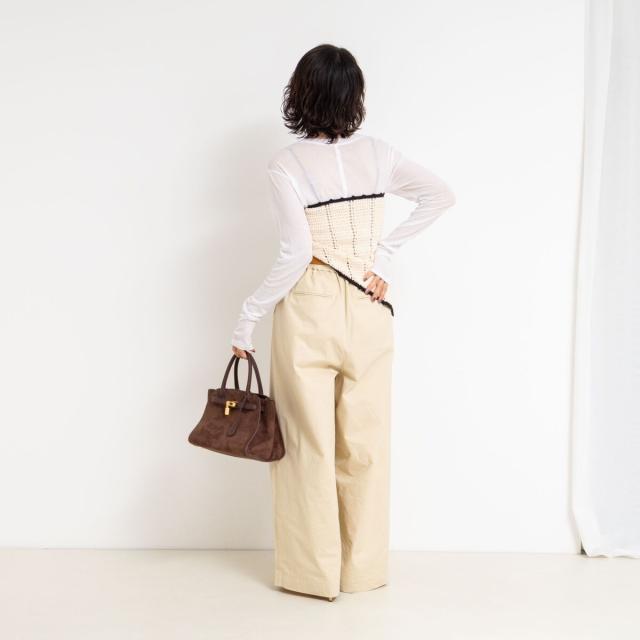 ララージ（Laraaji）/《手洗い可能》かぎ編み針三角ストール