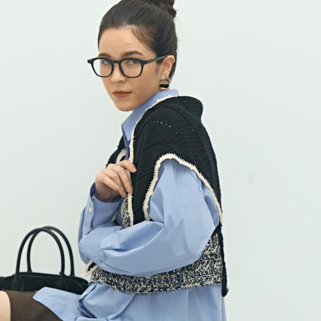 ララージ（Laraaji）/《手洗い可能》かぎ編み針三角ストール