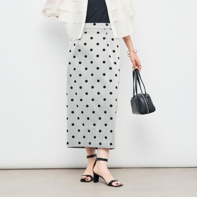 ノーリーズ（NOLLEY'S）/ウォッシャブルストレッチドットジャガード