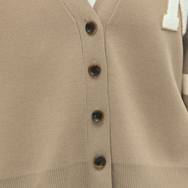 ノーリーズ（NOLLEY’S）/《手洗い可能》レタードVネックニットカーディガン