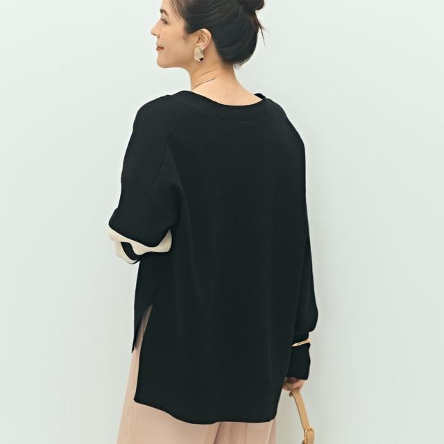 ノーリーズ（NOLLEY’S）/《手洗い可能》レタードVネックニットカーディガン