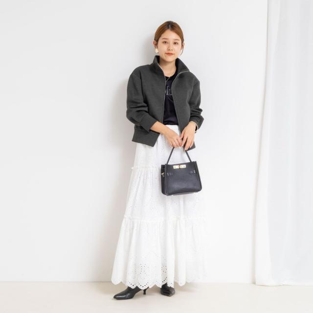 ノーリーズ（NOLLEY’S）/《セットアップ対応》ウォッシャブルエアボールスタンドジップブルゾン