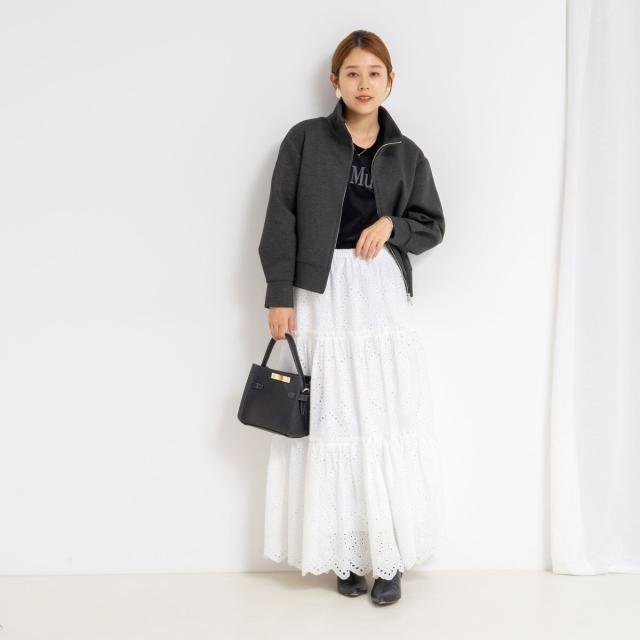 ノーリーズ（NOLLEY’S）/《セットアップ対応》ウォッシャブルエアボールスタンドジップブルゾン