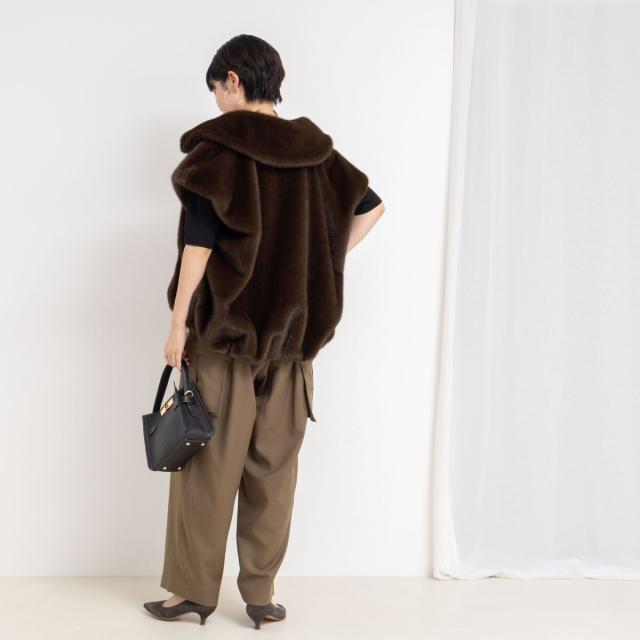 リエミラー（Rie Miller）/《セットアップ対応》ウォッシャブルソフトカーゴパンツ