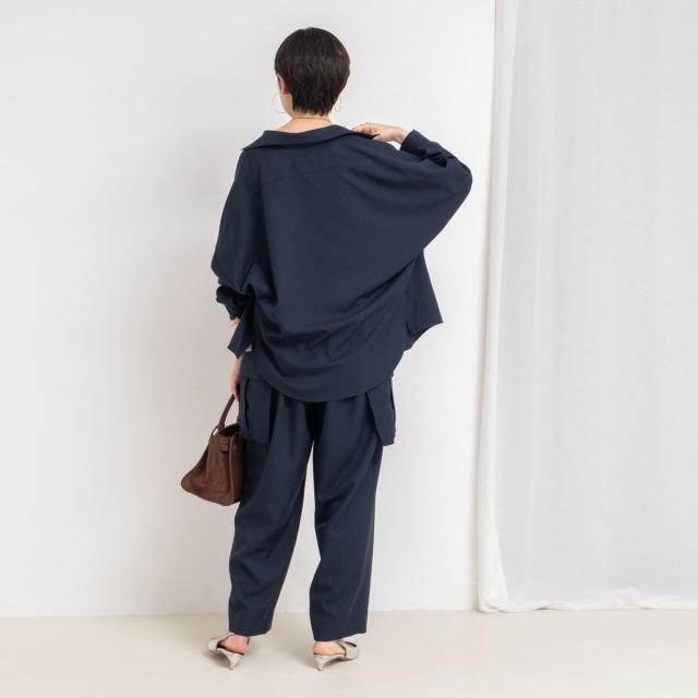 リエミラー（Rie Miller）/《セットアップ対応》ウォッシャブルソフトカーゴパンツ