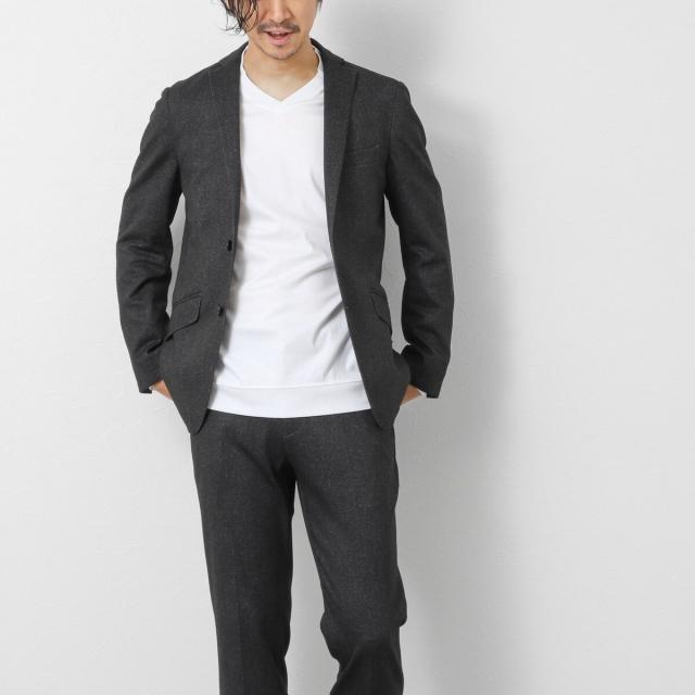 ノーリーズ グッドマン（NOLLEY’S goodman）/《ビジカジ対応》シルケットスムースドレスL/S V Tシャツ 25AW