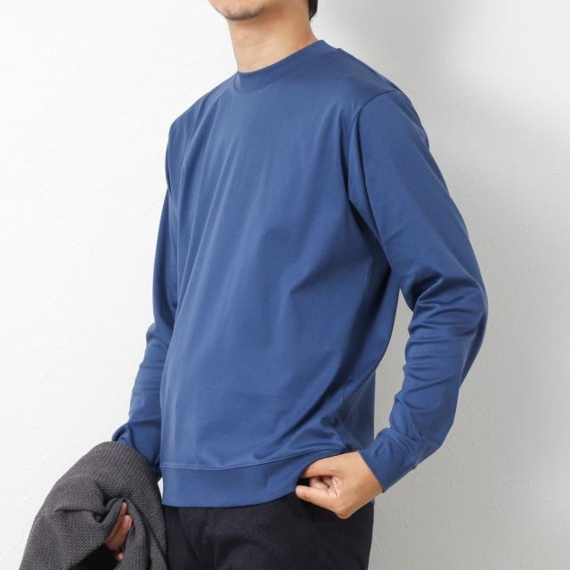 ノーリーズ グッドマン（NOLLEY’S goodman）/《ビジカジ対応》シルケットスムースドレスL/S Tシャツ 25AW