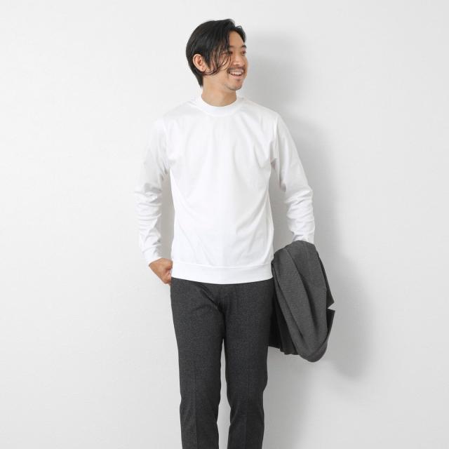 ノーリーズ グッドマン（NOLLEY’S goodman）/《ビジカジ対応》シルケットスムースドレスL/S Tシャツ 25AW