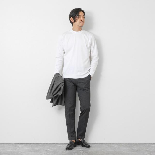 ノーリーズ グッドマン（NOLLEY’S goodman）/《ビジカジ対応》シルケットスムースドレスL/S Tシャツ 25AW