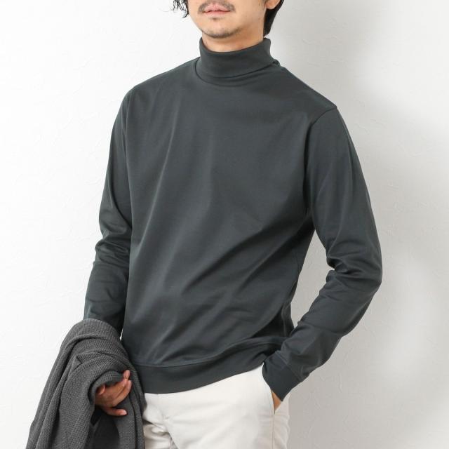 ノーリーズ グッドマン（NOLLEY’S goodman）/《ビジカジ対応》シルケットスムースドレスL/S TN Tシャツ 25AW