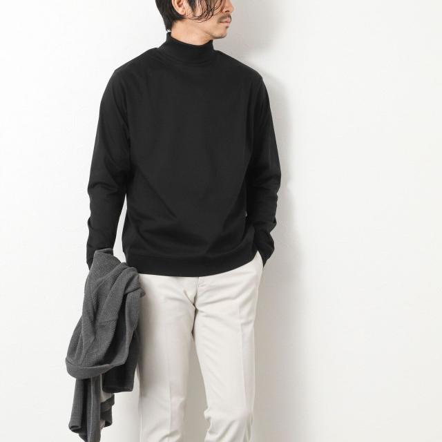 ノーリーズ グッドマン（NOLLEY’S goodman）/《ビジカジ対応》シルケットスムースドレスL/S TN Tシャツ 25AW