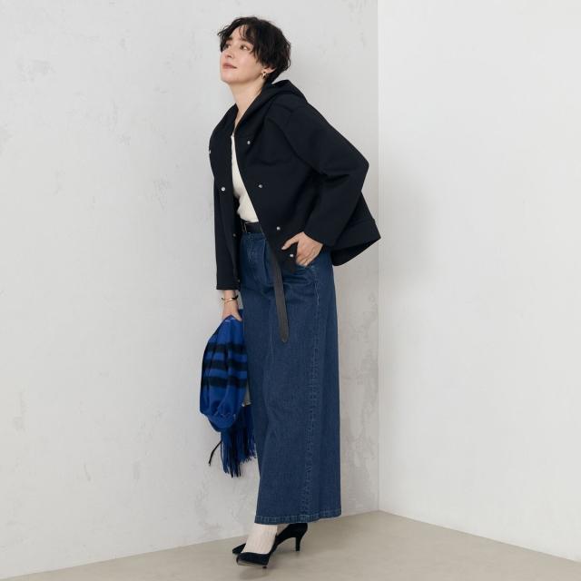 ノーリーズ（NOLLEY’S）/《セットアップ対応》ウォッシャブルエアボールフードブルゾン