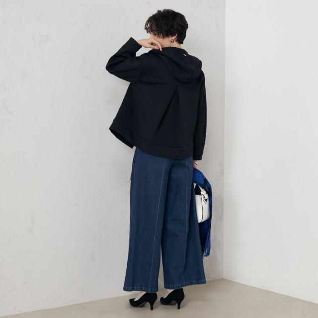 ノーリーズ（NOLLEY’S）/《セットアップ対応》ウォッシャブルエアボールフードブルゾン