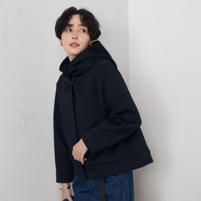 ノーリーズ（NOLLEY’S）/《セットアップ対応》ウォッシャブルエアボールフードブルゾン