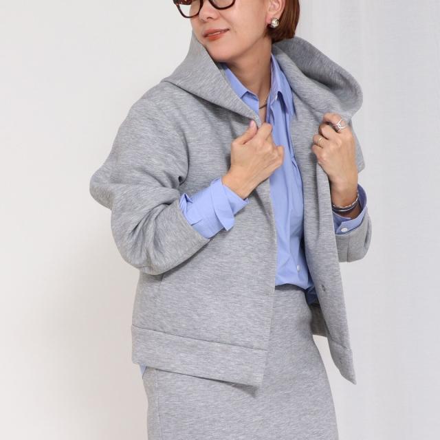 ノーリーズ（NOLLEY’S）/《セットアップ対応》ウォッシャブルエアボールフードブルゾン