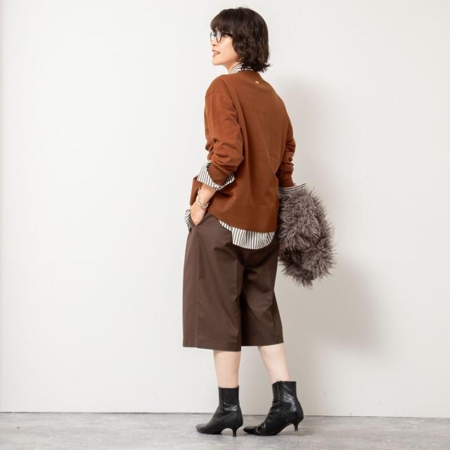 リエミラー（Rie Miller）/《手洗い可能》《セットアップ対応》BIGシルエットVネックカーディガン