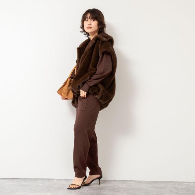 リエミラー（Rie Miller）/《手洗い可能》《セットアップ対応》ニットオールインワン