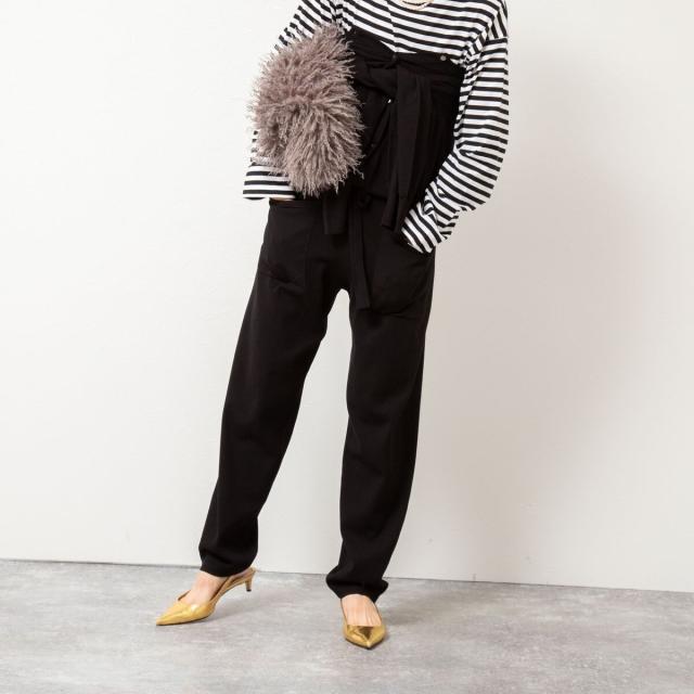 リエミラー（Rie Miller）/《手洗い可能》《セットアップ対応》ニットオールインワン