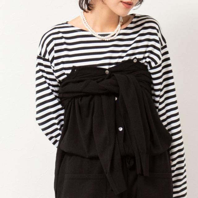 リエミラー（Rie Miller）/《手洗い可能》《セットアップ対応》ニットオールインワン