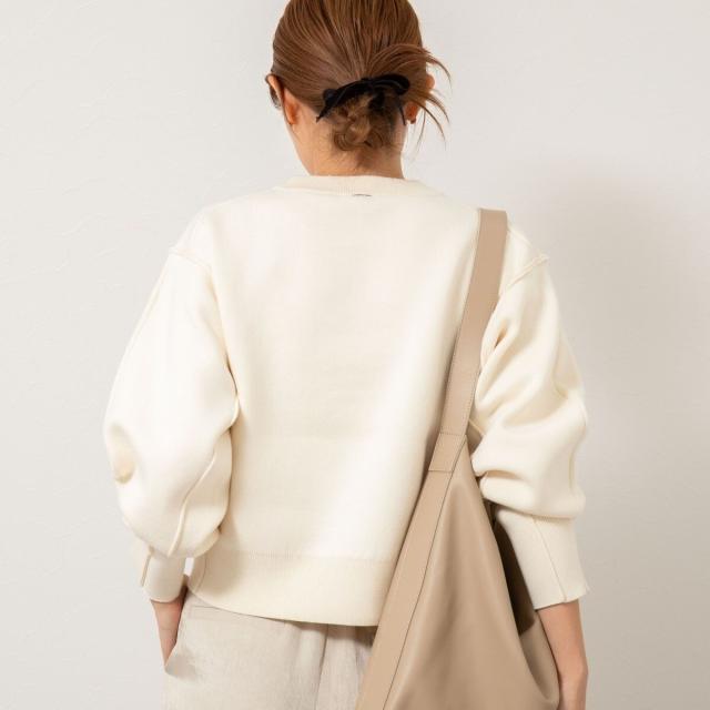 ノーリーズ（NOLLEY’S）/《手洗い可能》スウェット風ニットプルオーバー