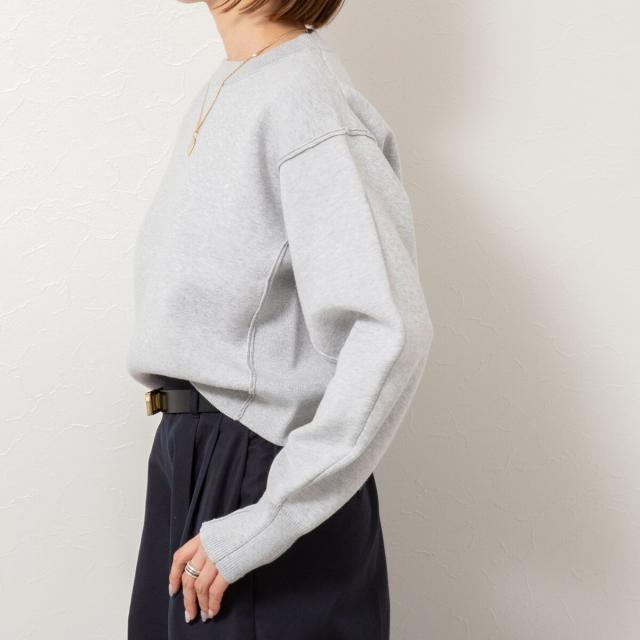 ノーリーズ（NOLLEY’S）/《手洗い可能》スウェット風ニットプルオーバー