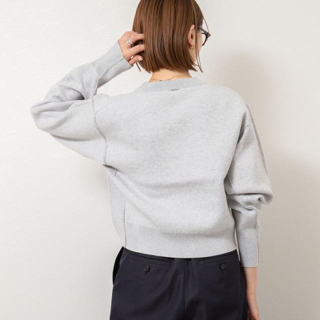 ノーリーズ（NOLLEY’S）/《手洗い可能》スウェット風ニットプルオーバー