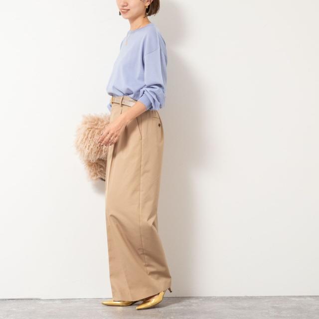 セカンドノーリーズ（2nd NOLLEY’S）/《手洗い可能》《アンサンブル対応》バウンドウールクルーネックプルオーバー