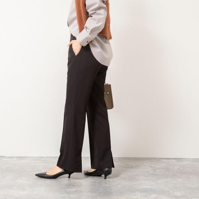 ノーリーズ（NOLLEY’S）/《セットアップ対応》ウォッシャブルストレッチギャババックスリットパンツ