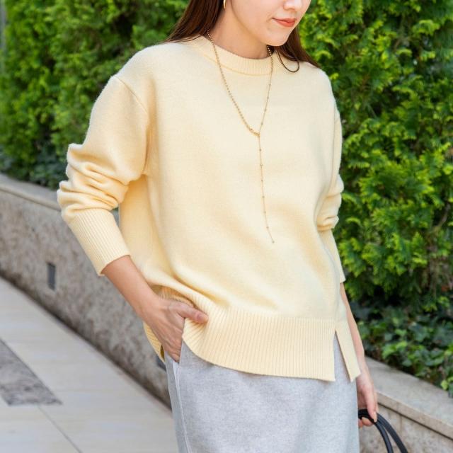 ノーリーズ（NOLLEY’S）/5Gノアリスクルーネックプルオーバーニット