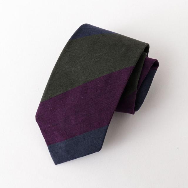 ノーリーズ グッドマン（NOLLEY’S goodman）/BBC スリーステップストライプネクタイ 25AWコレクション ノーリーズ グッドマン（NOLLEY'S goodman）/BBC スリーステップ