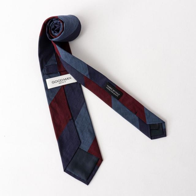ノーリーズ グッドマン（NOLLEY’S goodman）/BBC スリーステップストライプネクタイ 25AWコレクション ノーリーズ グッドマン（NOLLEY'S goodman）/BBC スリーステップ
