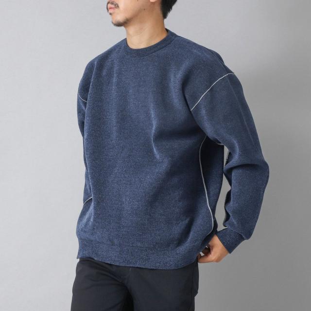 ノーリーズ グッドマン（NOLLEY’S goodman）/【ACTIVE SECT】《限定展開》Wフェイスモールクルーネック 25AW