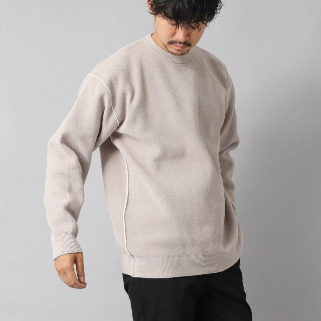 ノーリーズ グッドマン（NOLLEY’S goodman）/【ACTIVE SECT】《限定展開》Wフェイスモールクルーネック 25AW