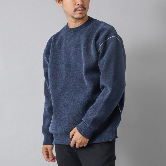 ノーリーズ グッドマン（NOLLEY’S goodman）/【ACTIVE SECT】《限定展開》Wフェイスモールクルーネック 25AW