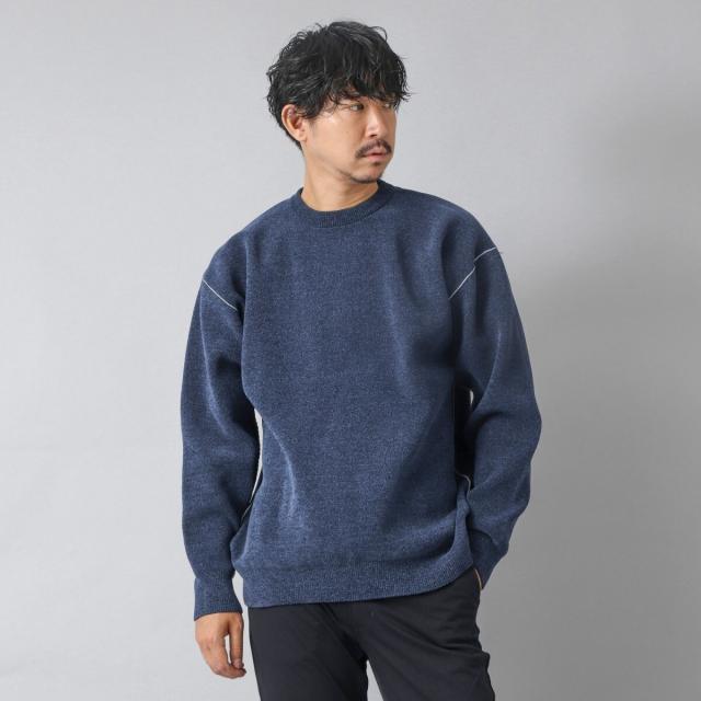 ノーリーズ グッドマン（NOLLEY’S goodman）/【ACTIVE SECT】《限定展開》Wフェイスモールクルーネック 25AW